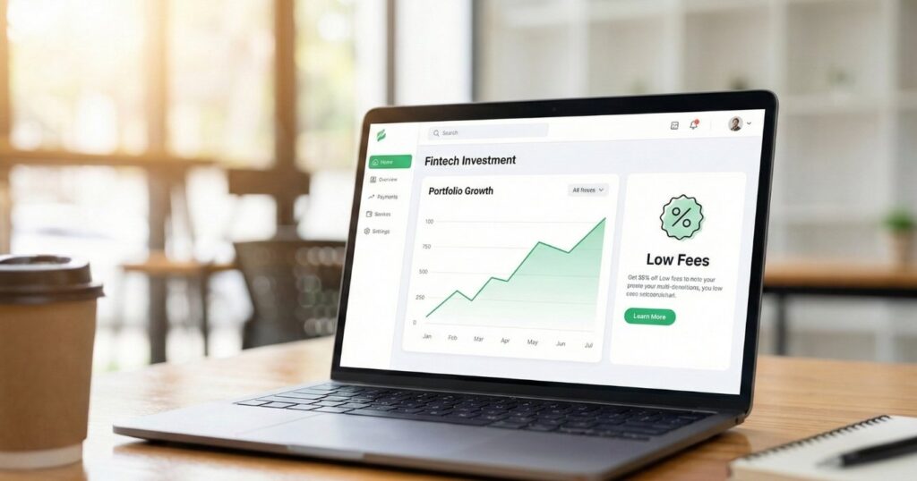 ETF portfolio dashboard showing low-cost SIPP investing