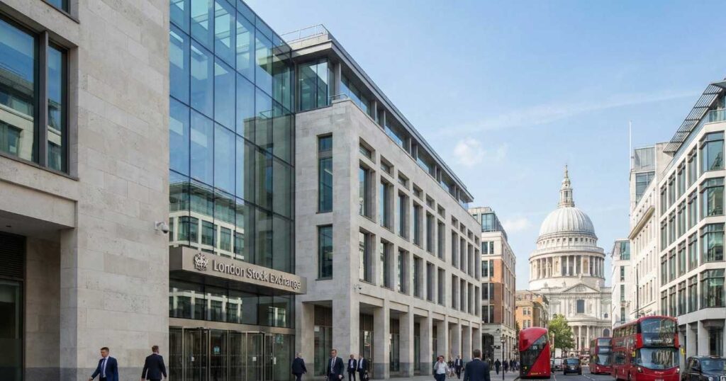 London Stock Exchange building in the UK